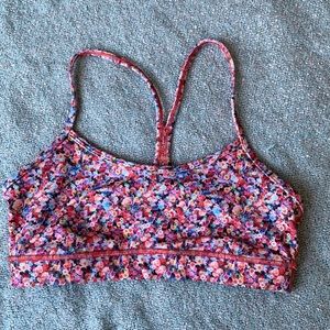 Floral Lululemon Flow Y bra!